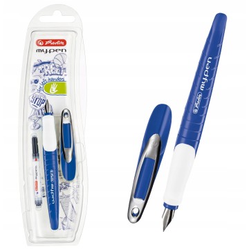 Pióro wieczne HERLITZ MY PEN niebiesko biały L