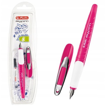 Pióro wieczne HERLITZ MY PEN różowo biały L