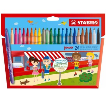 Pisaki STABILO POWER 24 kolory