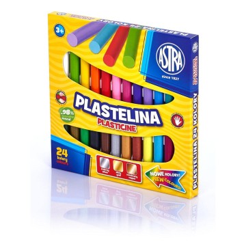 Plastelina ASTRA 24 kolory