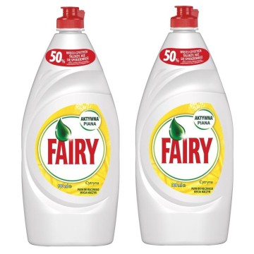 Płyn do mycia naczyń FAIRY 900ml duo Lemon 2szt