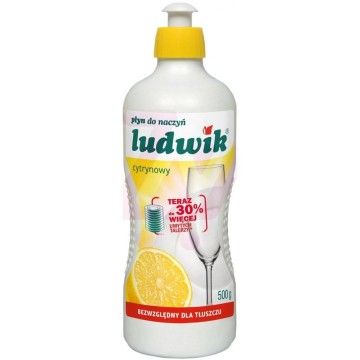 Płyn do mycia naczyń LUDWIK 450g cytrynowy