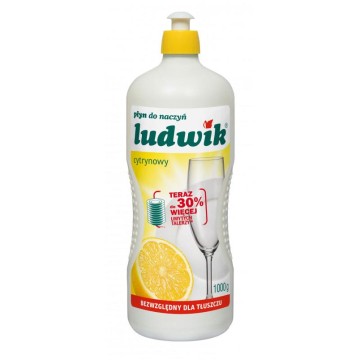 Płyn do mycia naczyń LUDWIK 900g cytrynowy