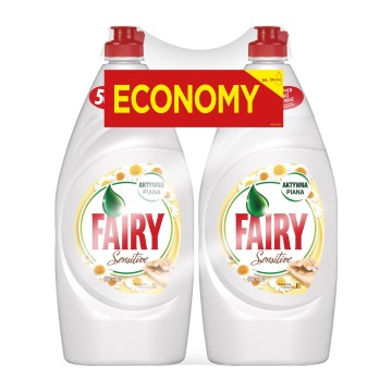 Płyn do naczyń FAIRY 900ml duo RUMIANEK 2 sztuki