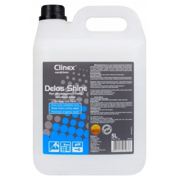 Płyn do pielęgnacji mebli CLINEX DELOS SHINE 5L