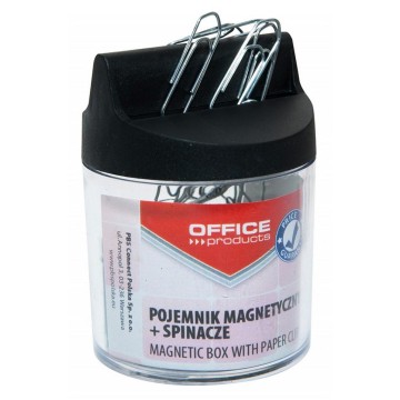 Pojemnik magnetyczny+spinacze OFFICE PRODUCTS