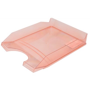 Półka na dokumenty OFFICE PRODUCTS czerwona transp