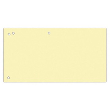 Przekładka kartonowa 1/3 A4 OP 240x105mm żółta