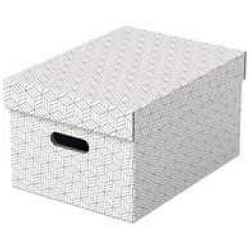 Pudełko ESSELTE BOX M 3 sztuki białe
