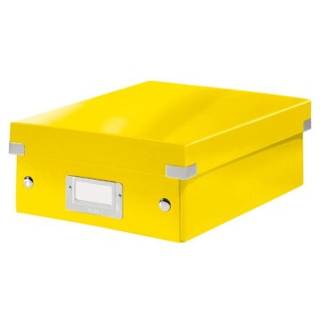 Pudełko z przegródkami A5 LEITZ WOW C&S żółte