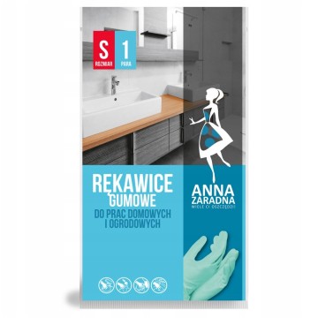 Rękawice gospodarcze ANNA ZARADNA gumowe S