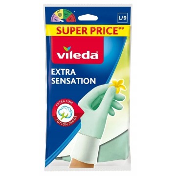 Rękawiczki pachnące VILEDA EXTRA SENSATION L
