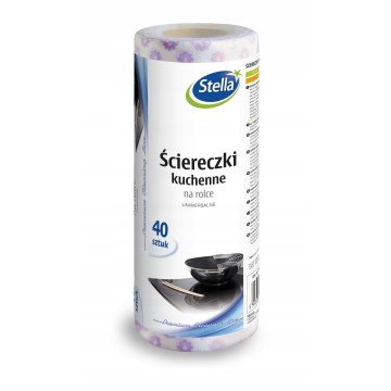 Ściereczki uniwersalne na rolce STELLA 40 sztuk