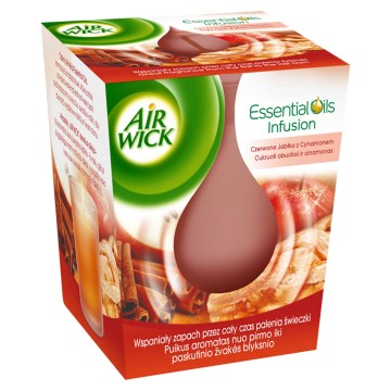 Świeca zapachowa AIR WICK jabłko z cynamonem 105g