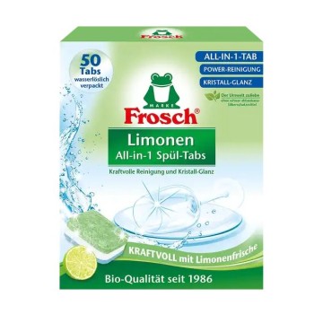 Tabletki do zmywarki FROSCH All-In-1 limonen 50szt