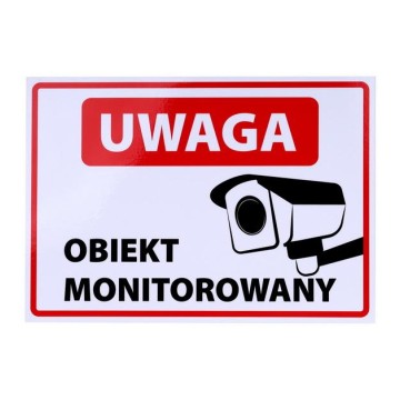 Tabliczka obiekt monitorowany