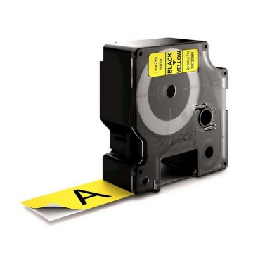 Taśma DYMO D1 S0720980 24mm x 7m czarno żółta