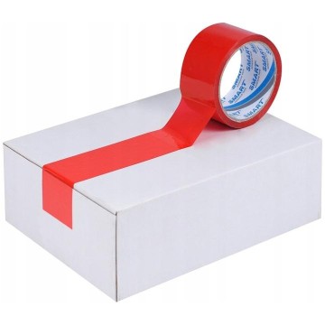 Taśma OPP SMART acrylic 48mm 551/AS04 czerwona