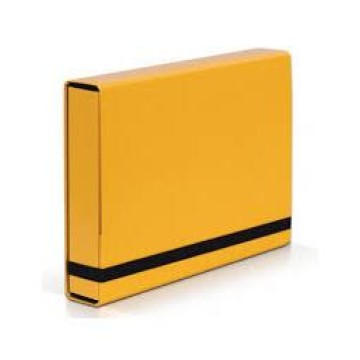 Teczka VAUPE CARIBIC BOX na gumkę 5cm żółta
