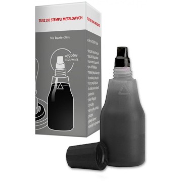Tusz do stempli metalowych COLOP czarny 25ml