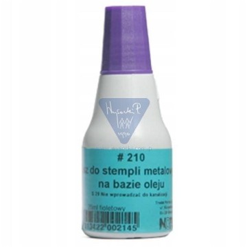 Tusz do stempli metalowych NORIS 210 fiolet 25ml