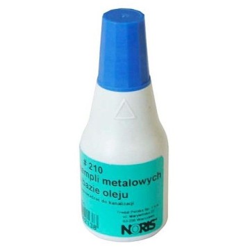 Tusz do stempli metalowych NORIS 210 niebiesk 25ml