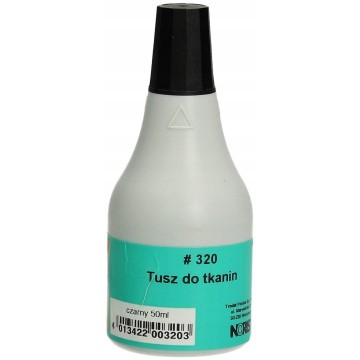 Tusz do tkanin NORIS 50 ml 320 czarny