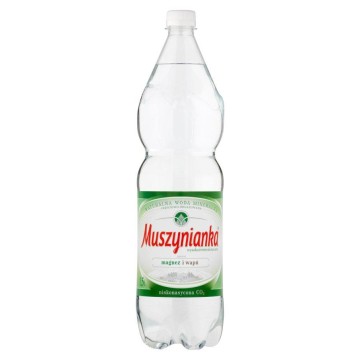 Woda MUSZYNIANKA 1,5l niegazowana zielona