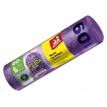 Worki JAN NIEZBĘDNY MAGNUM FLEX LAWENDA 60L 8 szt