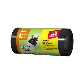 Worki na odpady 20l a'40 zawiązywane Jan Niezbędny