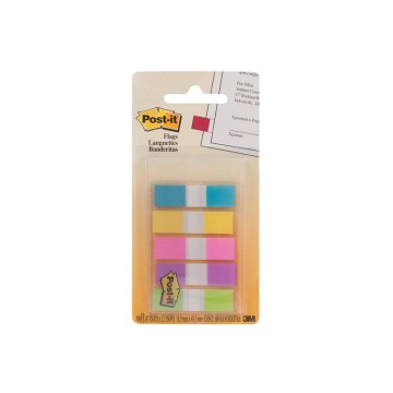 Zakładki indeks. POST-IT 683-5CB 12x43mm 5x20k mix