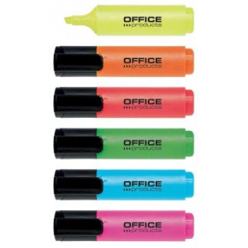 Zakreślacz OFFICE PRODUCTS 2-5mm mix 6 sztuk