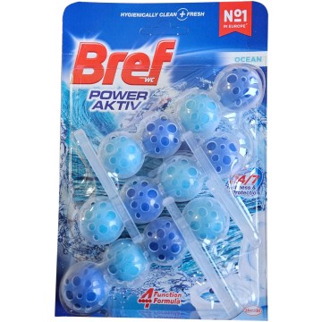 Zawieszka do WC BREF POWER ACTIV 3x50g OCEAN