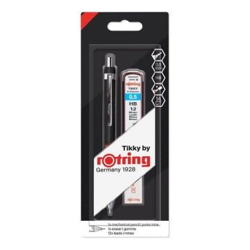 Zestaw ROTRING TIKKY ołówek+grafity 0,5HB+gumka