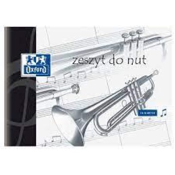 Zeszyt do nut A5 16k OXFORD poziomy