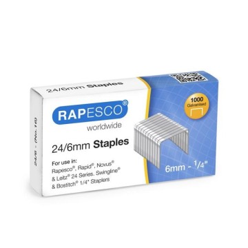 Zszywki RAPESCO 24/6 S24607Z3 1000 sztuk